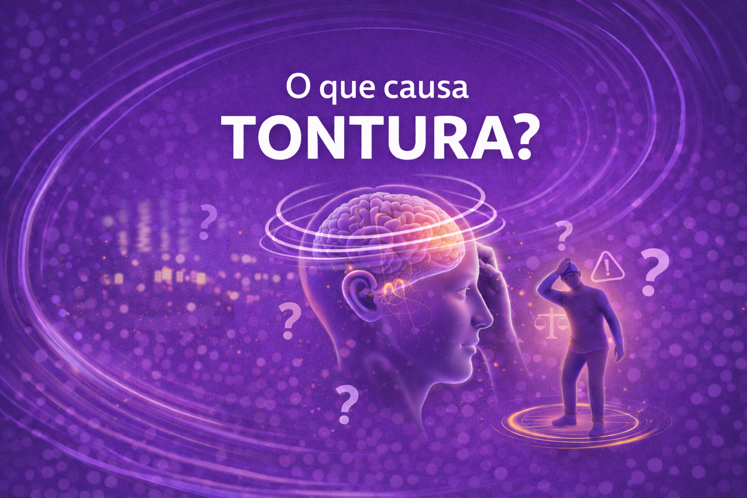 O que causa tontura